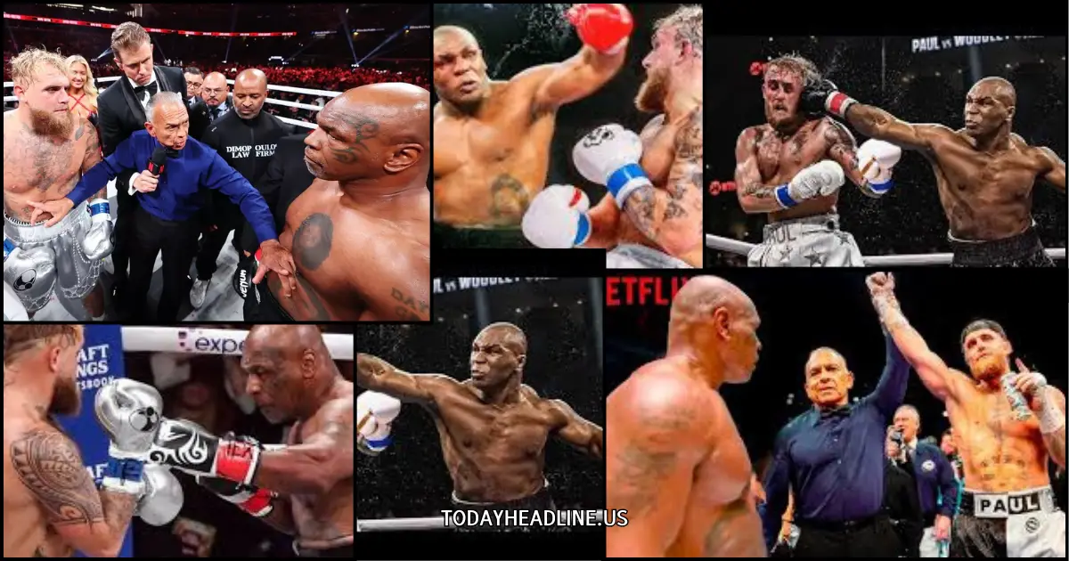 who won the mike tyson fight last night